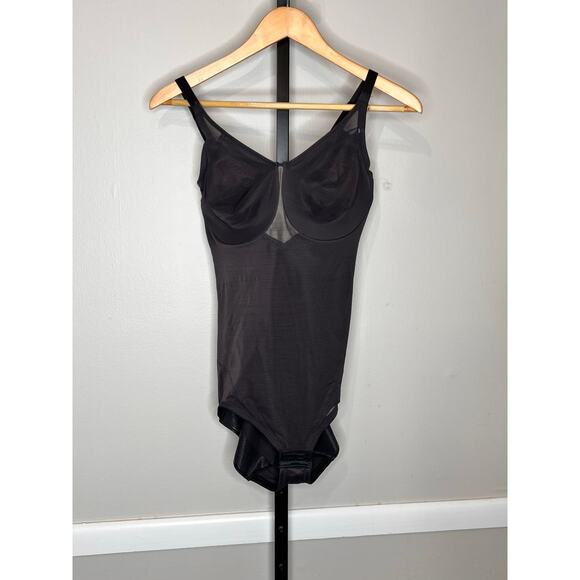 Miraclesuit Sexy Sheer Shaping Extra Firm Bodybriefer Black Women's Size 38D NWT - Picture 2 of 4